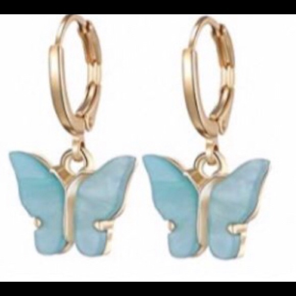 Light Blue Brandy Melville Earrings - Picture 1 of 1